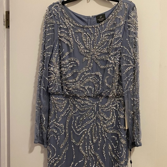 Adrianna papell, size 14, LS blouson dress, NWT - Picture 6 of 8